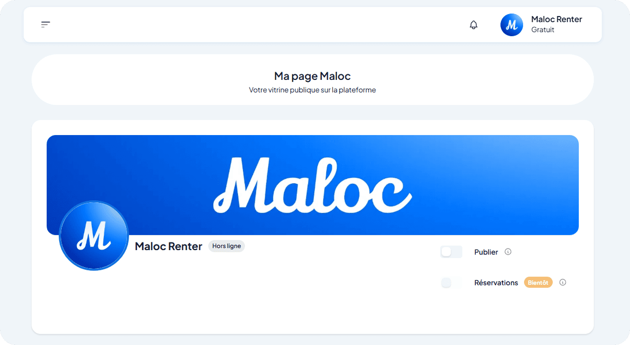 La mia pagina Maloc